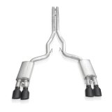 Stainless Works 2020 Ford GT500 Legend Catback H-Pipe Exhaust Factory Connect - Black Tips thumbnail 3
