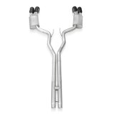 Stainless Works 2020 Ford GT500 Legend Catback H-Pipe Exhaust Factory Connect - Black Tips thumbnail 7