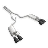 Stainless Works 2020 Ford GT500 Legend Catback H-Pipe Exhaust Factory Connect - Black Tips thumbnail 8