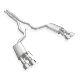 Stainless Works 2020 Ford GT500 Legend Catback X-Pipe Exhaust Factory Connect - Polished Tips thumbnail 5