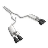 Stainless Works 2020 Ford GT500 Legend Catback X-Pipe Exhaust Factory Connect - Black Tips thumbnail 1