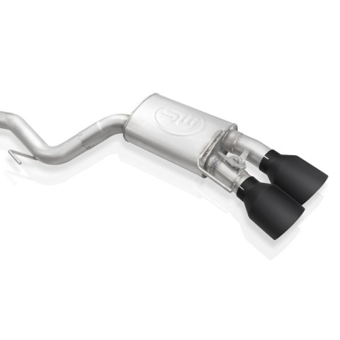 Stainless Works 2020 Ford GT500 Redline Catback X-Pipe Exhaust Factory Connect - Black Tips thumbnail 3