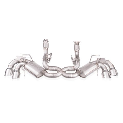 Stainless Works 20-21 Chevrolet Corvette C8 6.2L Redline Cat-Back Exhaust w/ Polished Tips thumbnail 1