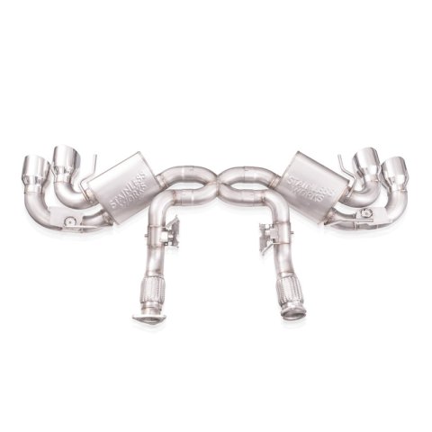 Stainless Works 20-21 Chevrolet Corvette C8 6.2L Redline Cat-Back Exhaust w/ Polished Tips thumbnail 5