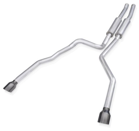 Stainless Works 2021 Ram TRX 6.2L Legend Catback w/ Black Chrome Tips thumbnail 1