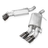 Stainless Works 16-21 Camaro SS 3in Legend Factory Connect Axle Back w/Valve - 4in Quad Black Tips thumbnail 5
