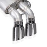 Stainless Works 16-21 Camaro SS 3in Legend SW Connect Axle Back w/Valve - 4in Quad Black Tips thumbnail 4