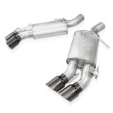 Stainless Works 16-21 Camaro SS 3in Legend SW Connect Axle Back w/Valve - 4in Quad Black Tips thumbnail 9
