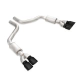 Stainless Works 15-21 Dodge Challenger 5.7/6.2/6.4L Legend Axle Back Exhaust System w/ Black-Out Tip thumbnail 4