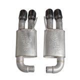 Stainless Works 18-21 Mustang GT Axle Back Redline Exhaust - Black Tips thumbnail 7