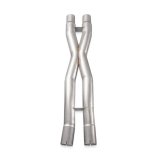 Stainless Works 18-21 Mustang GT Mid Resonator Delete X-Pipe thumbnail 1