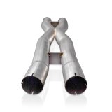 Stainless Works 18-21 Mustang GT Mid Resonator Delete X-Pipe thumbnail 2
