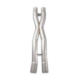 Stainless Works 18-21 Mustang GT Mid Resonator Delete X-Pipe thumbnail 3