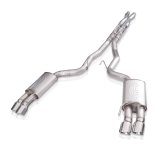Stainless Works 18-21 Ford Mustang GT 3in Legend Series Catback X-Pipe w/Quad Tips w/o Active Valves thumbnail 1