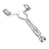 Stainless Works 18-21 Ford Mustang GT 3in Legend Series Catback X-Pipe w/Quad Tips w/o Active Valves thumbnail 2