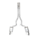 Stainless Works 2024 Mustang GT Catback Dual Tips Redline Sound H-Pipe Performance Connect Exhaust thumbnail 2