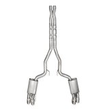 Stainless Works 2024 Mustang GT Catback Quad Tips Legend Sound X-Pipe Factory Connect Exhaust thumbnail 1