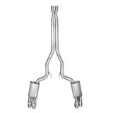 Stainless Works 2024 Mustang GT Catback Quad Tips Legend Sound X-Pipe Factory Connect Exhaust thumbnail 2