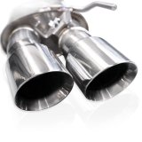 Stainless Works 2024 Mustang GT Catback Quad Tips Legend Sound X-Pipe Factory Connect Exhaust thumbnail 3