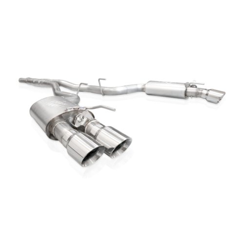 Stainless Works 2024 Mustang GT Catback Quad Tips Redline Sound H-Pipe Performance Connect Exhaust thumbnail 1