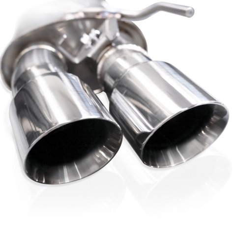 Stainless Works 2024 Mustang GT Catback Quad Tips Redline Sound H-Pipe Performance Connect Exhaust thumbnail 2