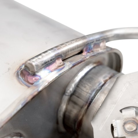 Stainless Works 2024 Mustang GT Catback Quad Tips Redline Sound H-Pipe Performance Connect Exhaust thumbnail 4