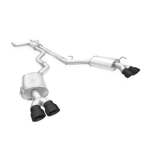 Stainless Works 20-24 Ford Explorer Catback - Black Tips