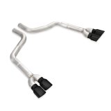 Stainless Works 15-21 Dodge Challenger 5.7L/6.2L/6.4L Rear Resonator Delete - Black Tips thumbnail 1