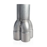 Stainless Works 1-7/8in Four-Way Short Merge Collector thumbnail 2