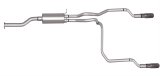 Gibson 96-97 Chevrolet S10 Base 2.2L 1.75in Cat-Back Dual Split Exhaust - Aluminized thumbnail 1