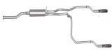 Gibson 96-97 Chevrolet S10 Base 2.2L 1.75in Cat-Back Dual Split Exhaust - Aluminized thumbnail 4