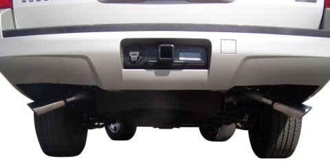 Gibson 07-12 Chevrolet Avalanche LS 5.3L 2.25in Cat-Back Dual Extreme Exhaust - Aluminized thumbnail 2