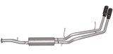 Gibson 07-12 Chevrolet Avalanche LS 5.3L 2.25in Cat-Back Dual Sport Exhaust - Aluminized thumbnail 1