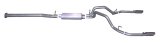 Gibson 08-09 Chevrolet Silverado 1500 LS 4.8L 2.25in Cat-Back Dual Split Exhaust - Aluminized thumbnail 1