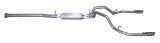 Gibson 08-09 Chevrolet Silverado 1500 LS 4.8L 2.25in Cat-Back Dual Split Exhaust - Aluminized thumbnail 5