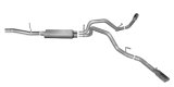 Gibson 15-18 Chevrolet Silverado 1500 LS 5.3L 3in/2.25in Cat-Back Dual Extreme Exhaust - Aluminized thumbnail 1