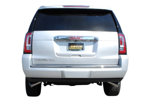 Gibson 14-19 Cadillac Escalade Base 6.2L 3.5in/2.25in Cat-Back Dual Extreme Exhaust - Aluminized thumbnail 2