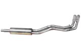 Gibson 98-01 Dodge Ram 1500 Laramie 3.9L 2.5in Cat-Back Dual Sport Exhaust - Aluminized thumbnail 4