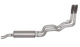 Gibson 09-10 Dodge Ram 1500 SLT 4.7L 2.25in Cat-Back Dual Sport Exhaust - Aluminized thumbnail 4
