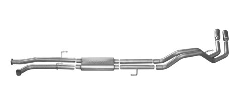 Gibson 10-19 Toyota Tundra SR5 4.6L 2.5in Cat-Back Dual Sport Exhaust - Aluminized thumbnail 1