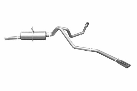 Gibson 99-04 Ford F-250 Super Duty Lariat 6.8L 2.5in Cat-Back Dual Extreme Exhaust - Aluminized thumbnail 1