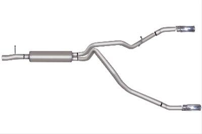 Gibson 11-16 Ford F-250 Super Duty King Ranch 6.2L 2.5in Cat-Back Dual Split Exhaust - Aluminized thumbnail 5