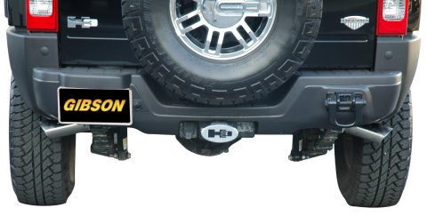 Gibson 08-10 Hummer H3 Alpha 5.3L 2.5in Cat-Back Dual Extreme Exhaust - Stainless thumbnail 1