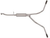 Gibson 99-01 Chevrolet Silverado 1500 Base 4.3L 2.5in Cat-Back Dual Extreme Exhaust - Stainless thumbnail 1