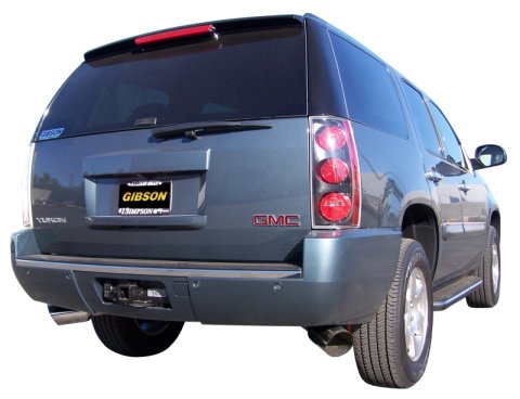 Gibson 11-14 Cadillac Escalade Base 6.2L 3.5in/3in Cat-Back Dual Extreme Exhaust - Stainless thumbnail 5