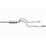Gibson 88-93 Chevrolet C1500 Cheyenne 5.7L 2.5in Cat-Back Dual Split Exhaust - Stainless thumbnail 3
