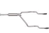 Gibson 96-98 Chevrolet K2500 Cheyenne 5.7L 2.5in Cat-Back Dual Split Exhaust - Stainless thumbnail 1