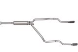 Gibson 96-98 Chevrolet K2500 Cheyenne 5.7L 2.5in Cat-Back Dual Split Exhaust - Stainless thumbnail 4