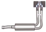 Gibson 88-93 Chevrolet C1500 Cheyenne 5.7L 2.5in Cat-Back Super Truck Exhaust - Stainless thumbnail 4