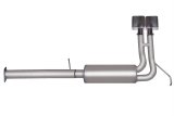 Gibson 96-97 Chevrolet C1500 Base 4.3L 2.5in Cat-Back Super Truck Exhaust - Stainless thumbnail 1